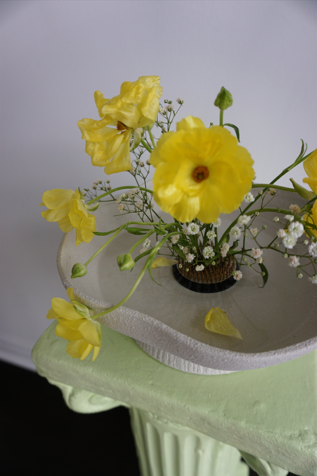 Ikebana vase and Kenzan