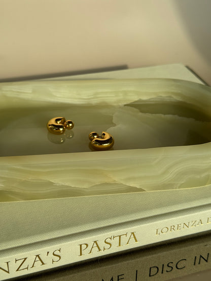 Green Onyx Oval Catchall